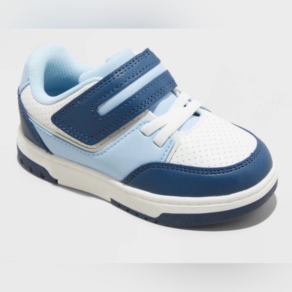 Cat & Jack Toddler Sneakers Size‎ 6C Blue White NIB